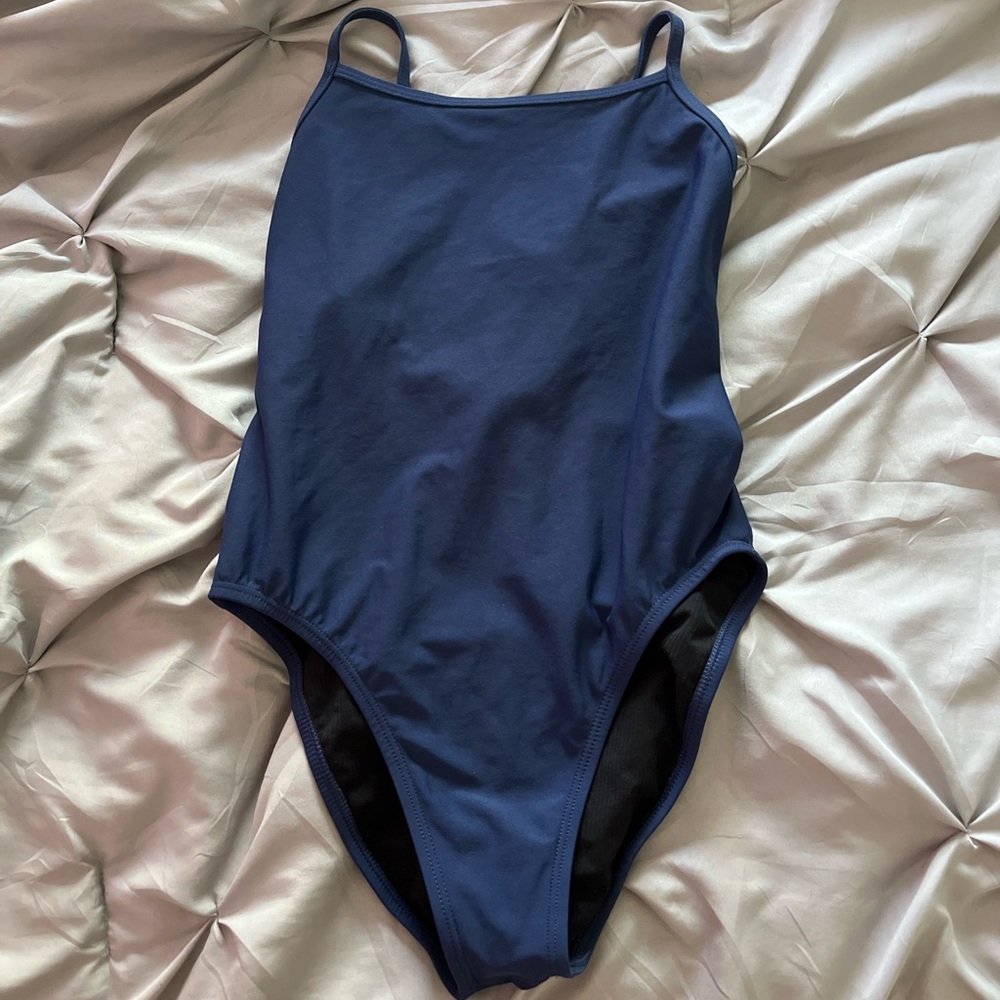 Navy Blue “Jackson II” tie back one piece